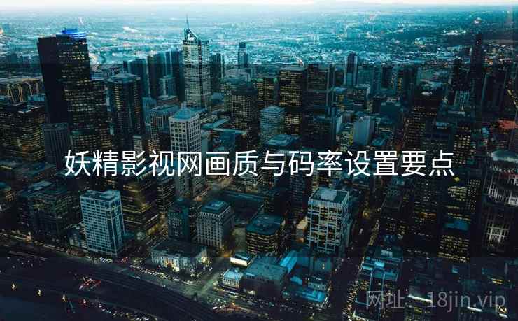 妖精影视网画质与码率设置要点  第2张