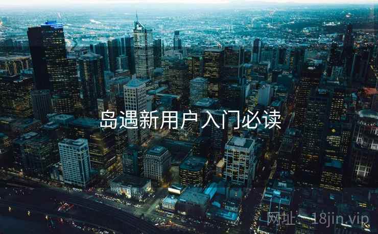 岛遇新用户入门必读  第1张