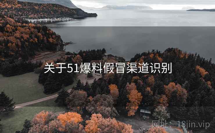 关于51爆料假冒渠道识别  第2张
