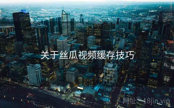关于丝瓜视频缓存技巧  第1张